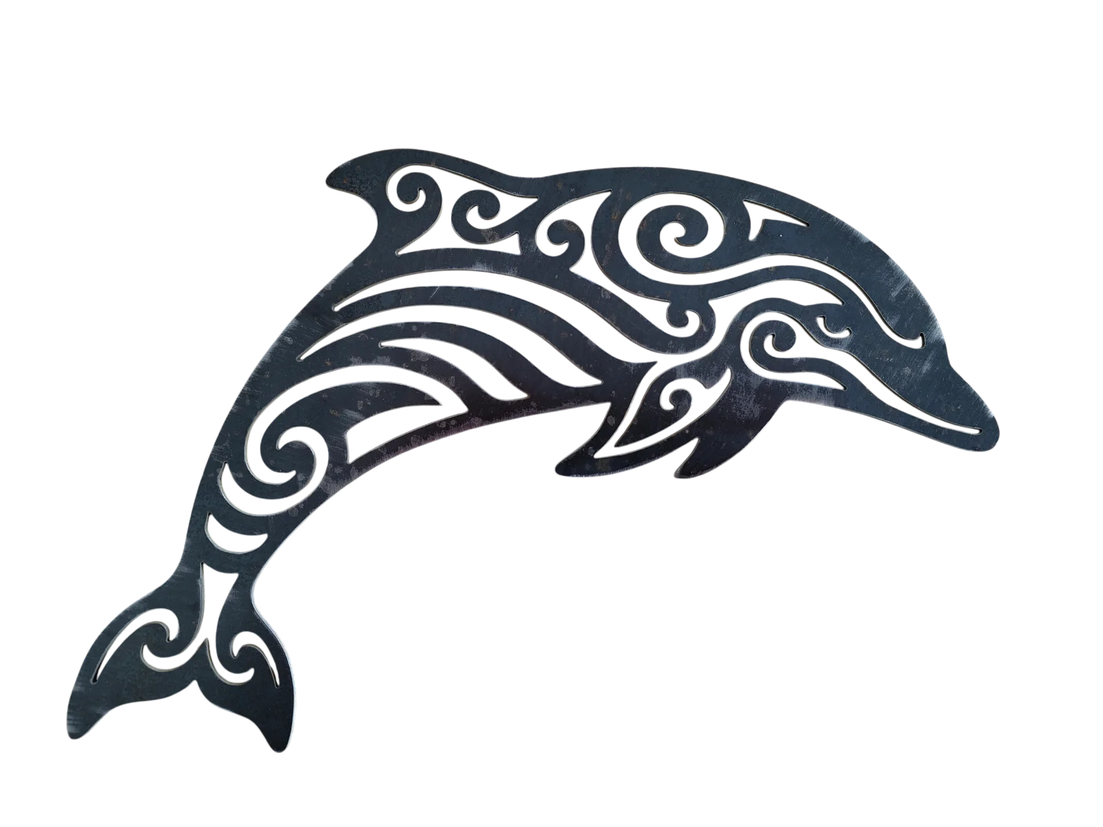 Koru Dolphin — Corten Artworks | Talking Stone Gallery